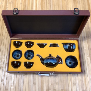 Набор сунской посуды для чайной церемонии с кейсом